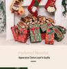 Three-Dimensional Cartoon Christmas Stockings with Decorative Pockets.