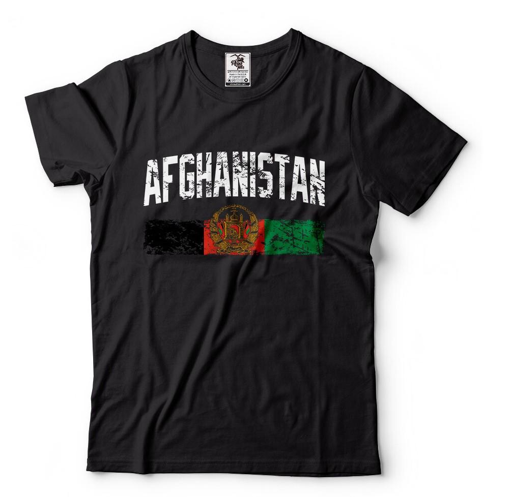 Afghanistan T-shirt Afghani National Flag Support Pride Tee Shirt Unisex T-Shirt Graphic Tee S