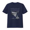 Unisex T-Shirt Kurzarm Mit Schematischem Druck Des Eurofighter Typhoon T-Shirt Lässig Thema Luftfahrt Flugzeug Vintage