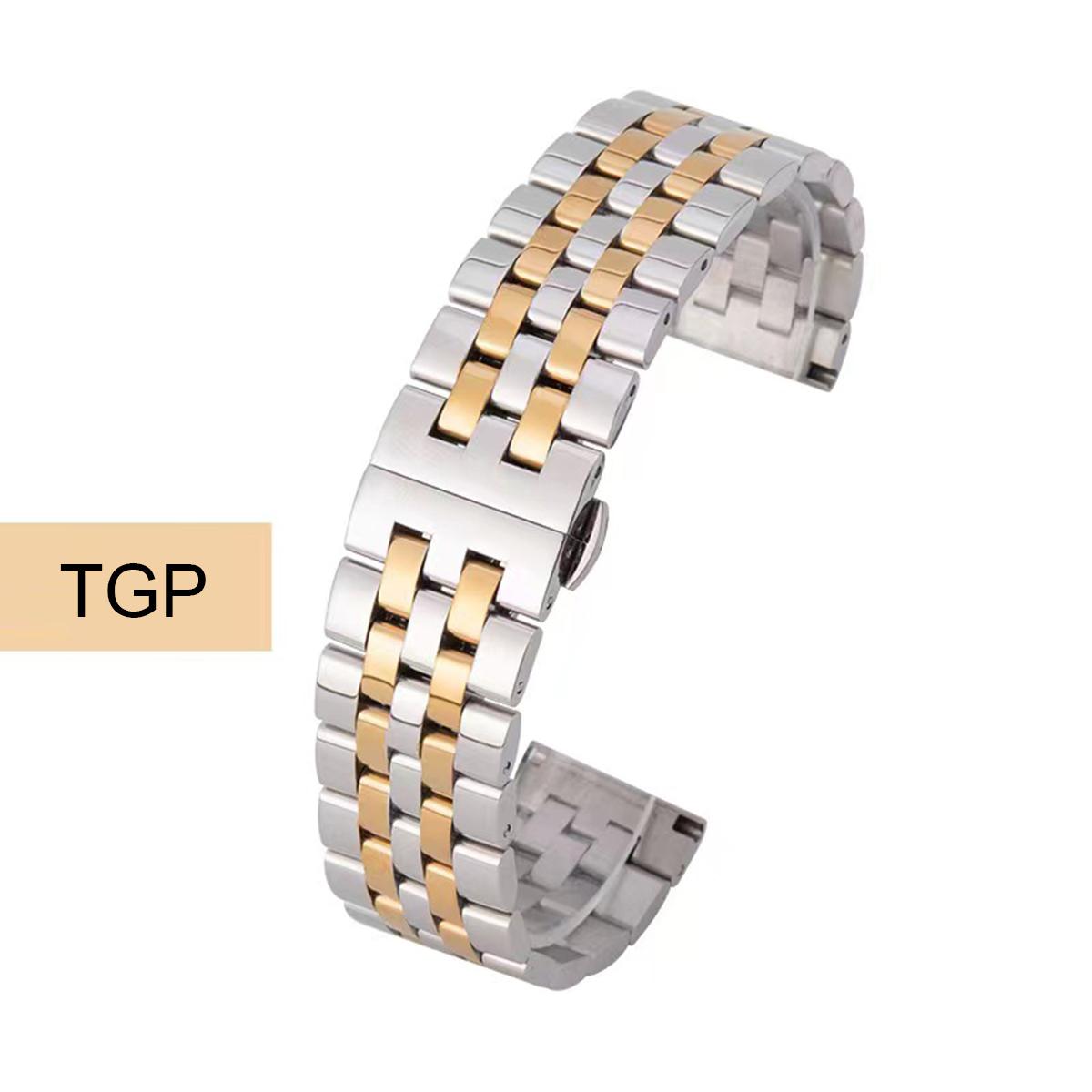 Luxury Stainless Steel Watch Band 22mm Smart Watch Strap Gold Mechanical Watch Strap Band Factory Price 22 mm чистый