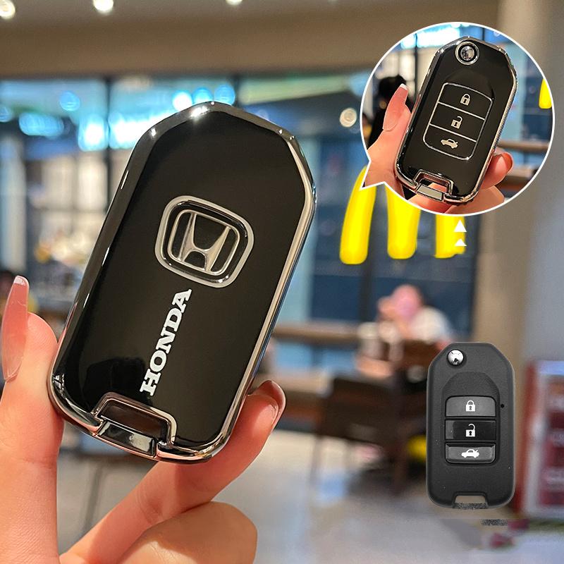TPU Car modification rear key cover applicable to Honda Hyundai Nissan Infiniti including key pouch CR-V Auto Interior Key Bag egv1