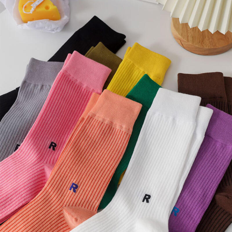 Gretel Colorful Medium Women s Socks (10 Colors) Yellow