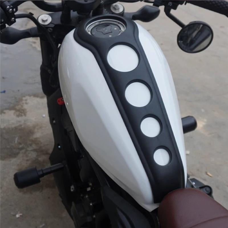 NEU-Für Honda Rebel CM300 CM500 Kraftstofftank Schutz Dekorabdeckung Motorrad Zubehör