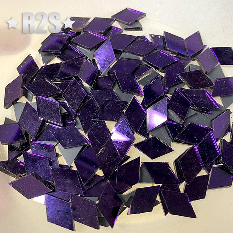 1kg Glass Mirror Mosaic Tiles Bulk Diamond Shape DIY Craft Handcrafted Accessory Home Wall Artwork Decor Supplies arte