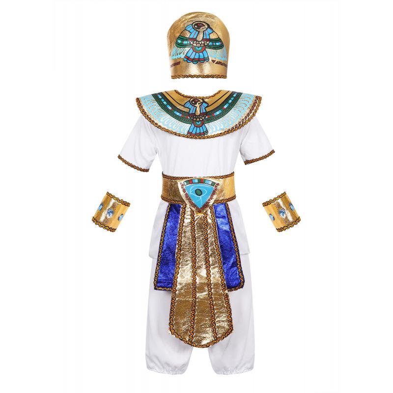 Halloween Children's Costume Pharaoh Princess Cosplay Show Dress Suit Skirt