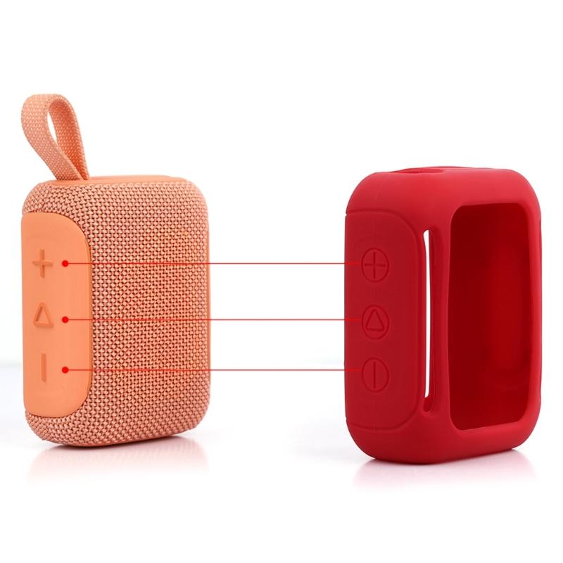 Durability Elasticity Silicone Case Compatible for Go5 Wireless Speaker Cover Easy To Carry Multiple Color Optional