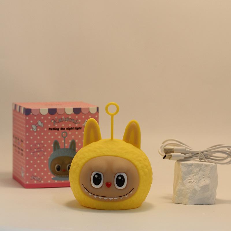 

Роскошный силиконовый ночник Labubu - Высококлассная атмосферная лампа Colorful Light