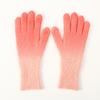 Winter Gradient Color Warm Knitted Gloves