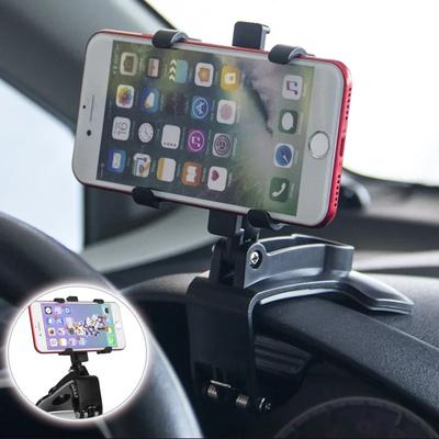 Car Phone Holder Stand 360 Degree Rotation Dashboard Car Clip Mount GPS Bracket Mobile Phone Holder Universal Cellphone Support