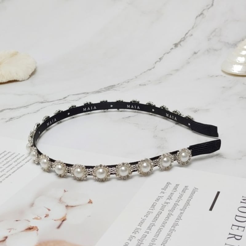 MAIA Flower Jewel Princess Headband