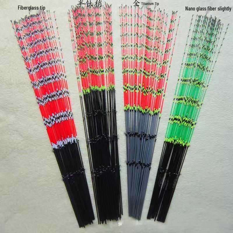 Dual-Titanium Soft Tail Glass Fiber Raft Fishing Rod Sections