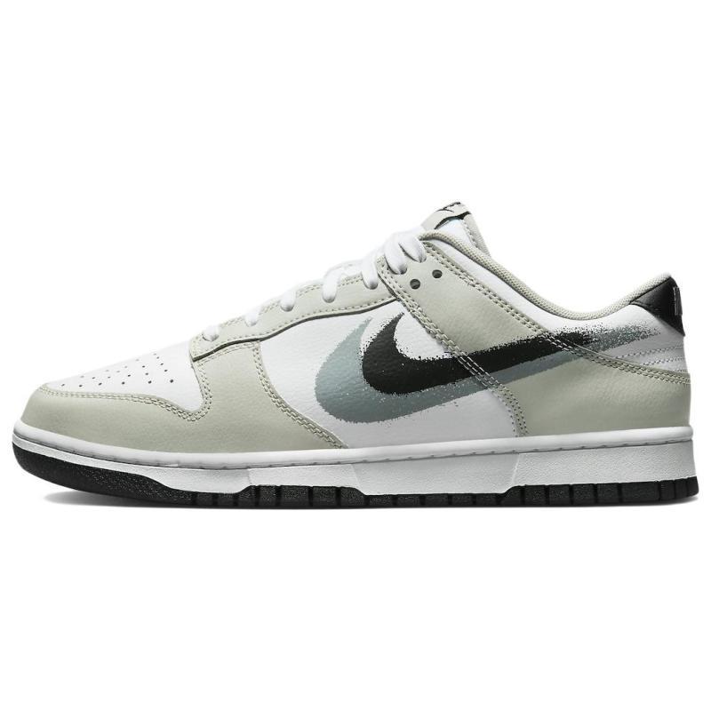 Nike Dunk Low 'Spray Paint Swoosh' Skate Shoes Sneakers FD0661-100