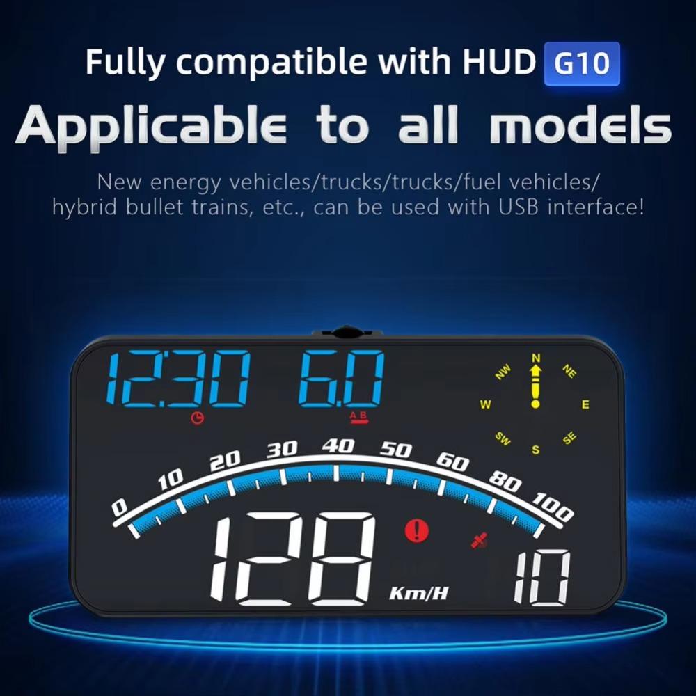 Mileage Measurement Head up Display Speed Warning Car Speed Projector  Suitable for All Vehicles