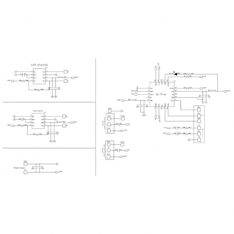 Zweikanal-Elektronischer Lautstärkeregler 2x3W Audio-Leistungsverstärkerplatine für die Klanganpassung in verschiedenen Anwendungen
