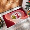 VfB Stuttgart Football Print Crystal Velvet Rug, Comfortable Water Absorbent Non Slip Indoor Floor Carpet