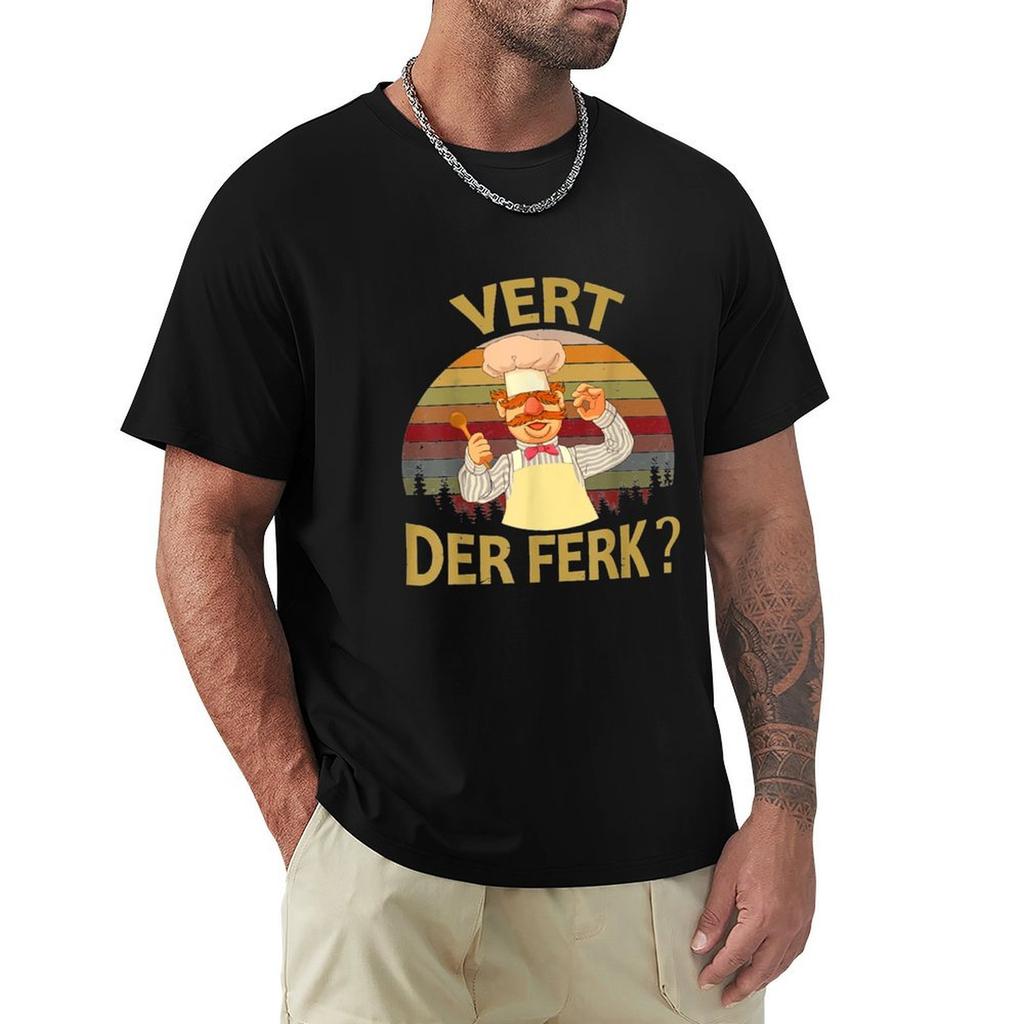 Sweden Vert Der Ferk Tshirt Work Short Sleeve Cotton Top