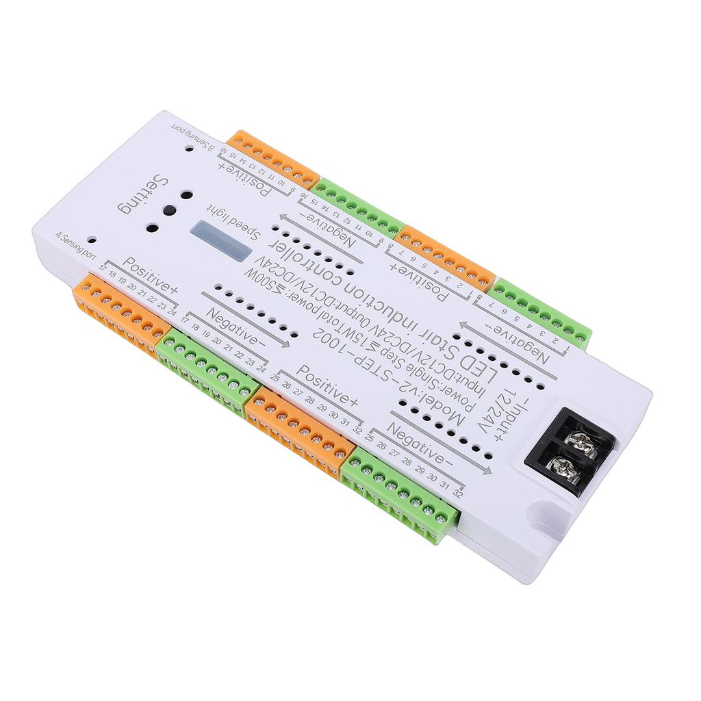 Bewegungssensor LED Treppenlicht Controller 32 Kanal Automatischer Treppenstufenlicht Controller für Haus Einkaufszentrum Geschäft