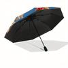 Princess Belle, Floral Garden Automatic Opening and Closing Umbrella, Compact Travel Umbrella, Lightweight and Portable, Suitable for Beach