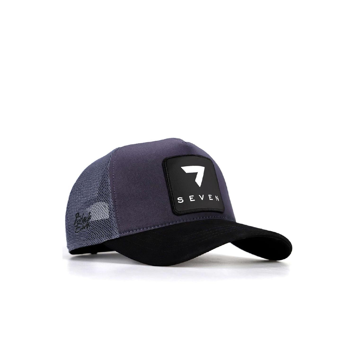 

V1 Trucker Number 7 — шляпа унисекс с черными полями, антрацит (кепка) С логотипом 5 кодов Standart