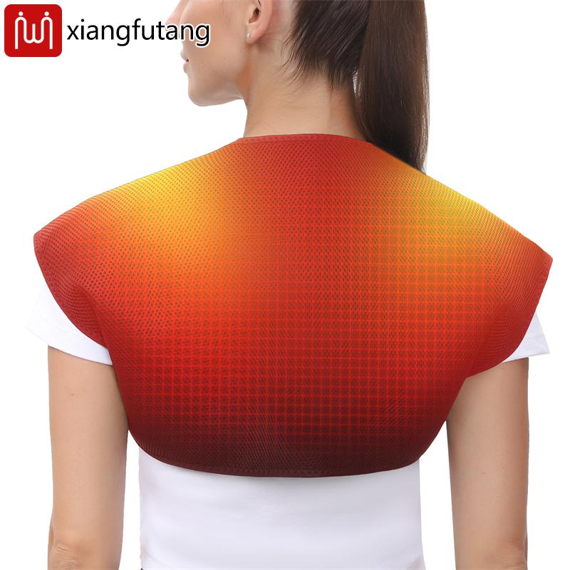 Electric Heating Shoulder Massager 3 Heating Functions Infrared Therapy Shoulder Back Muscle Relaxation Winter Home Use Unisex