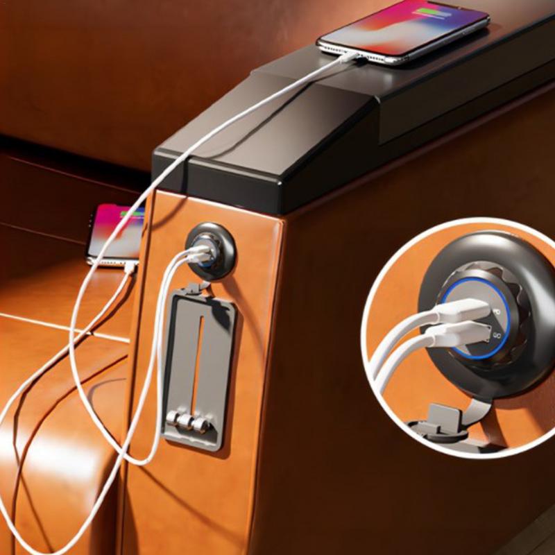 Car Charger Socket PD QC3.0 Port USB Outlet 30W Car Quicker Charger Socket Fast Charging Phone Charger USB Charger Car Socket