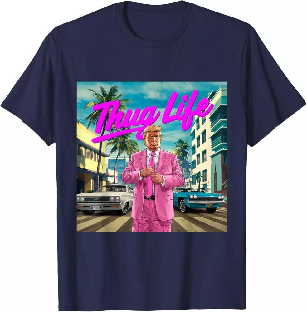 2025/Donald Trump Thug Life Republican Gifts Election 2024 T-shirt Unisex T-Shirt XXXL