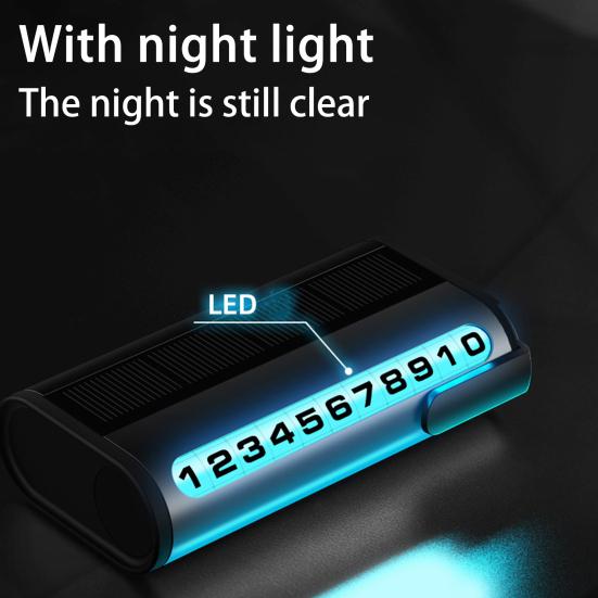 Useful Temporary Parking Sign Glow-in-the-dark Non-fading Keep Contact