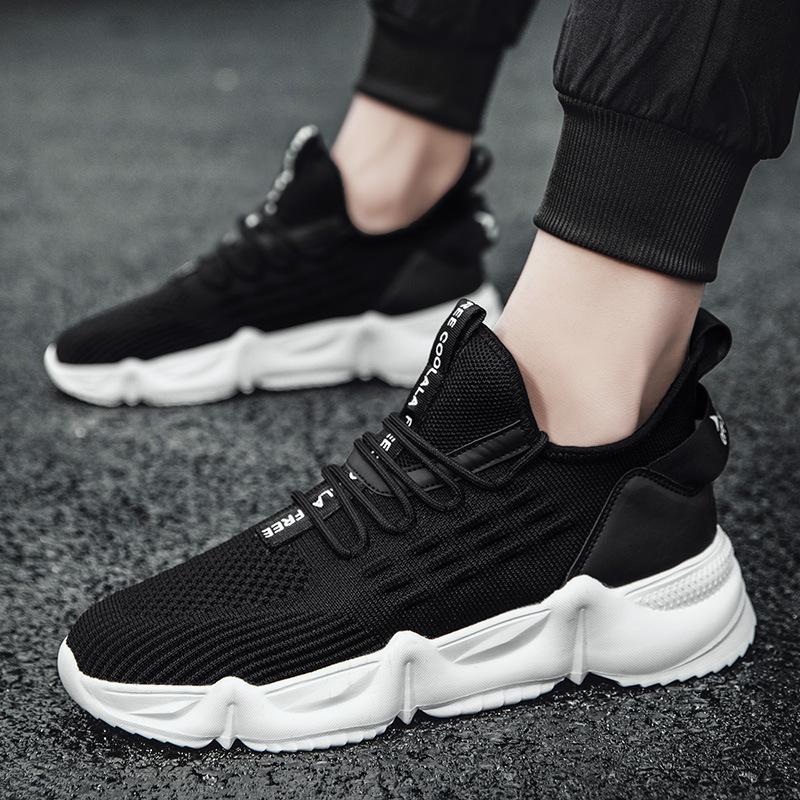 Herren Leichte Bequeme Atmungsaktive Modeschuhe Gummi Übergröße Outdoor Freizeit Sneaker Top Qualität