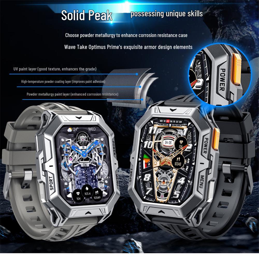 X1PRO Smartwatch: Bluetooth Call, Voice Assistant, Barometer, Pedometer, Compass, GPS, Sports Watch