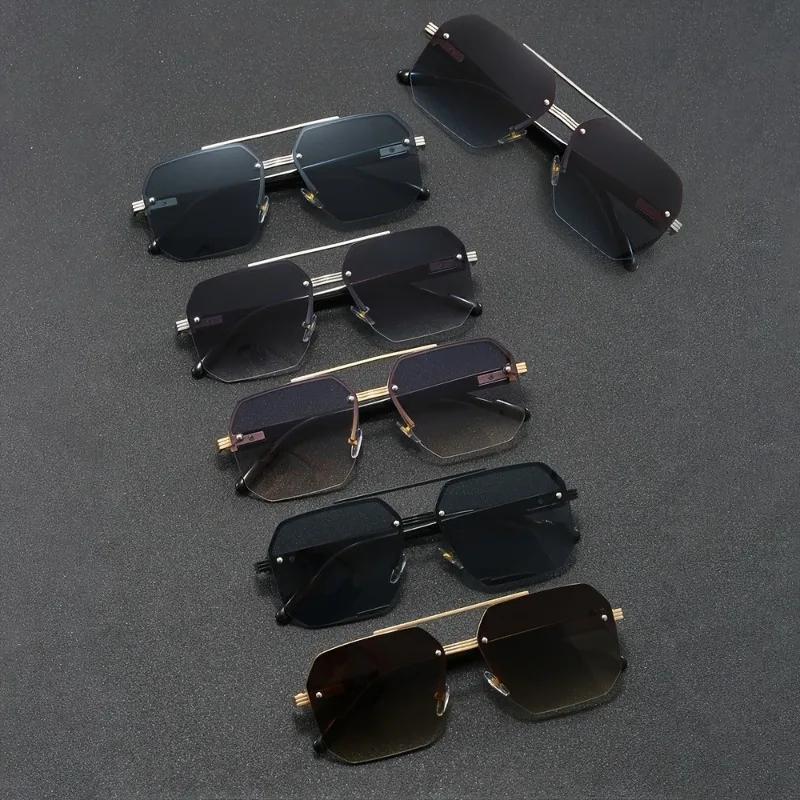 6PACK Men's and Women's Metal Half Frame Fashionable Glasses Suitable for Weddings Couples and Parties