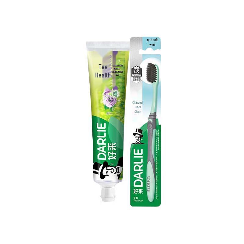 Darlie Tea Care Thyme Longjing Toothpaste with Toothbrush
