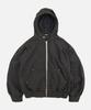 Frizmworks Vintage Dyeing Hood Zip Up Parka _ Black Brown