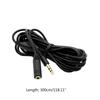 3Meter Computer Microphone Extension Cord 3.5mm Male to 3.5mm Female Microphone Cables with Volume Control