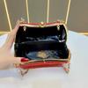 Handbag with Chain Strap - Elegant Handbag for Evening Events - Lady-like Light Luxury Crossbody Bag