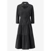 Cc Collect Shirred Flare Dress With Shirt Collar C253mse006