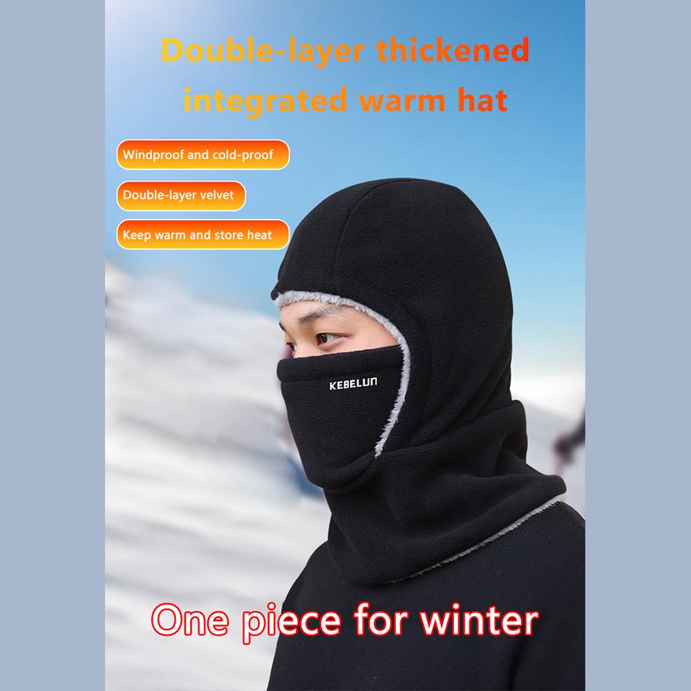 Winter Balaclava Fleece Lined Windproof Face Mask Hood for Cycling Skiing Motorcycle Cold Weather Thermal Headwear for Men Women