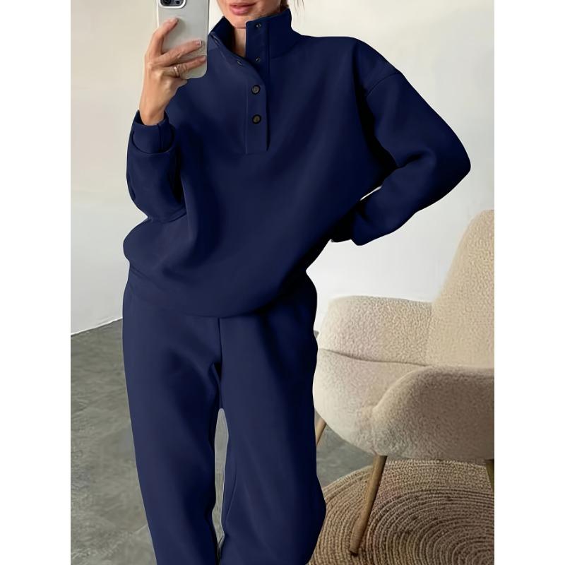 European and American Fashion Hoodie Sets - Autumn and Winter Women's Clothing