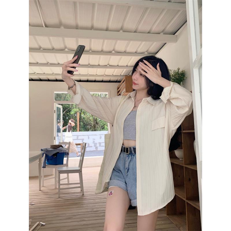 Women's Plus Size Stylish Long-Sleeve Sun Protection Lightweight Summer Jacket - Belly Covering, Slimming, Casual Fit for a Flattering Look