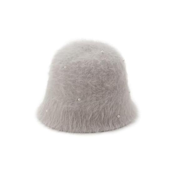 SNIDEL Resin Pearl Fur Crochet Hat SWGH244685 Women s