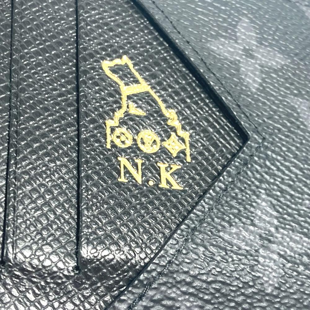 Louis Vuitton M30271 MonogramEclipse Coin Card-holder Wallet Fragment Case Purse