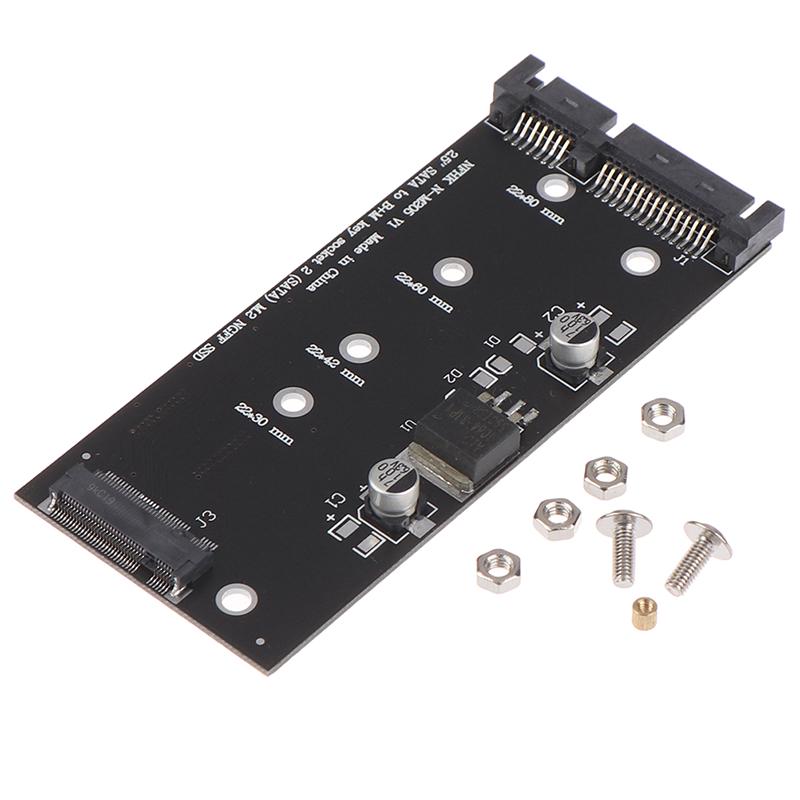 B+M Ke M.2 Ssd Ngff To 2.5Inch 15Pin Sata3 Pc Converter Adapter Card