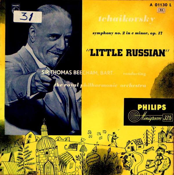 

LP Record SIR THOMAS BEECHAM PYOTR ILYICH T Tchaikovsky Symphony No. 2 Little A01130L Philips 1954 Netherland Classical Used