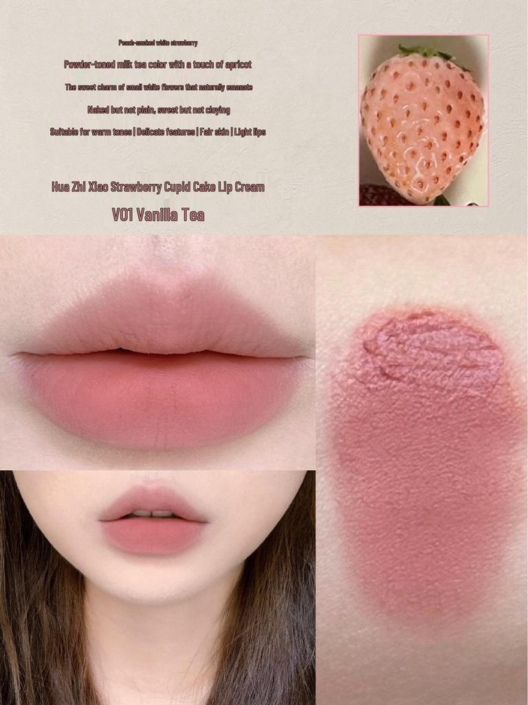 FlowerKnows Strawberry Cupid Mattifying Lip Cream - Autumn/Winter Collection