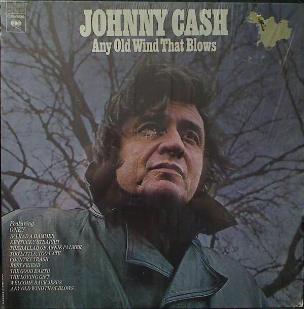 

LP Record JOHNNY CASH - Any Old Wind That Blows KC32091 Columbia 1973 US Country/Folk Used