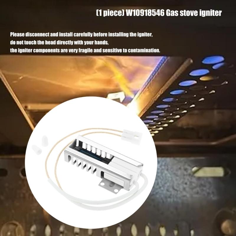 Efficient Gas Stove and Oven Igniter Replacement Igniter Set Metal Construction Suitable for Quick Reliable Lighting
