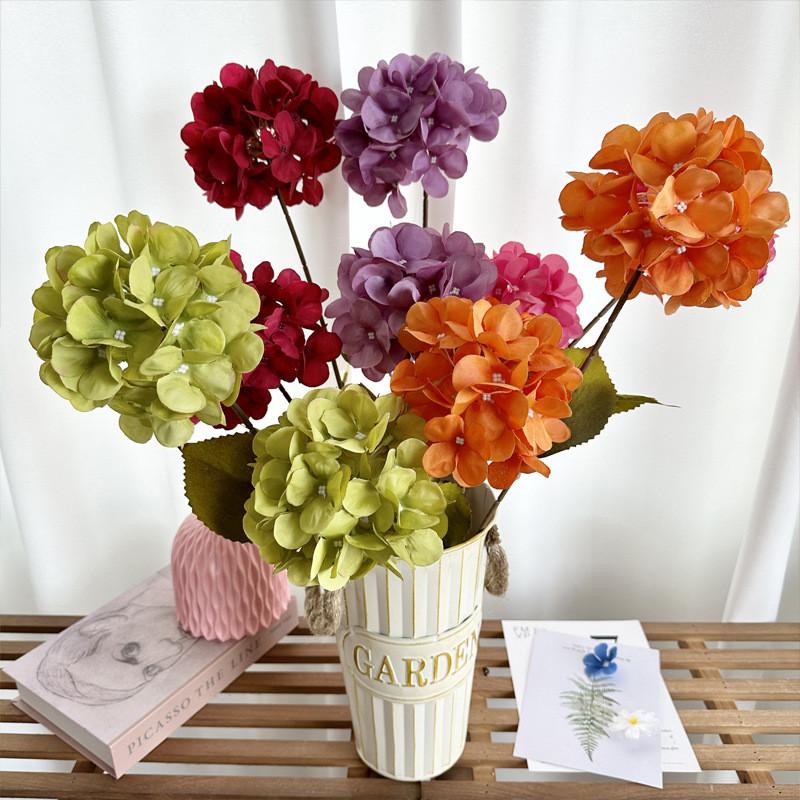 Wedding Hydrangeamacrophylla Artificial Flower Sphere For Event Planning And Photography