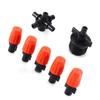 Garden Sprinklers Automatic Watering Grass Lawn 360 Degree Circle Rotating Water 5 Nozzles Pipe Hose