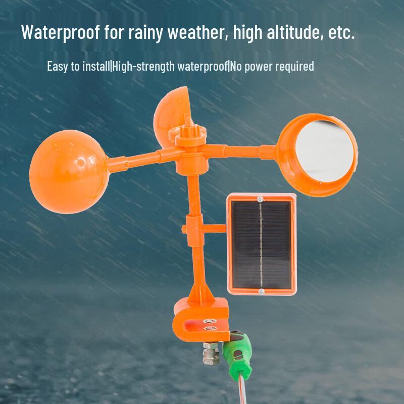 Wind-Powered Reflective Bird Repeller