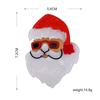 Blucome Lovely Acrylic Santa Claus Brooches Pins For Children Women Handmade Christmas Party Gifts Brooch Hats Dress Accessory