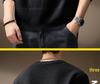 Men's Plus Size Retro Textured Sweater - Thickened Round Neck Pullover for Autumn/Winter